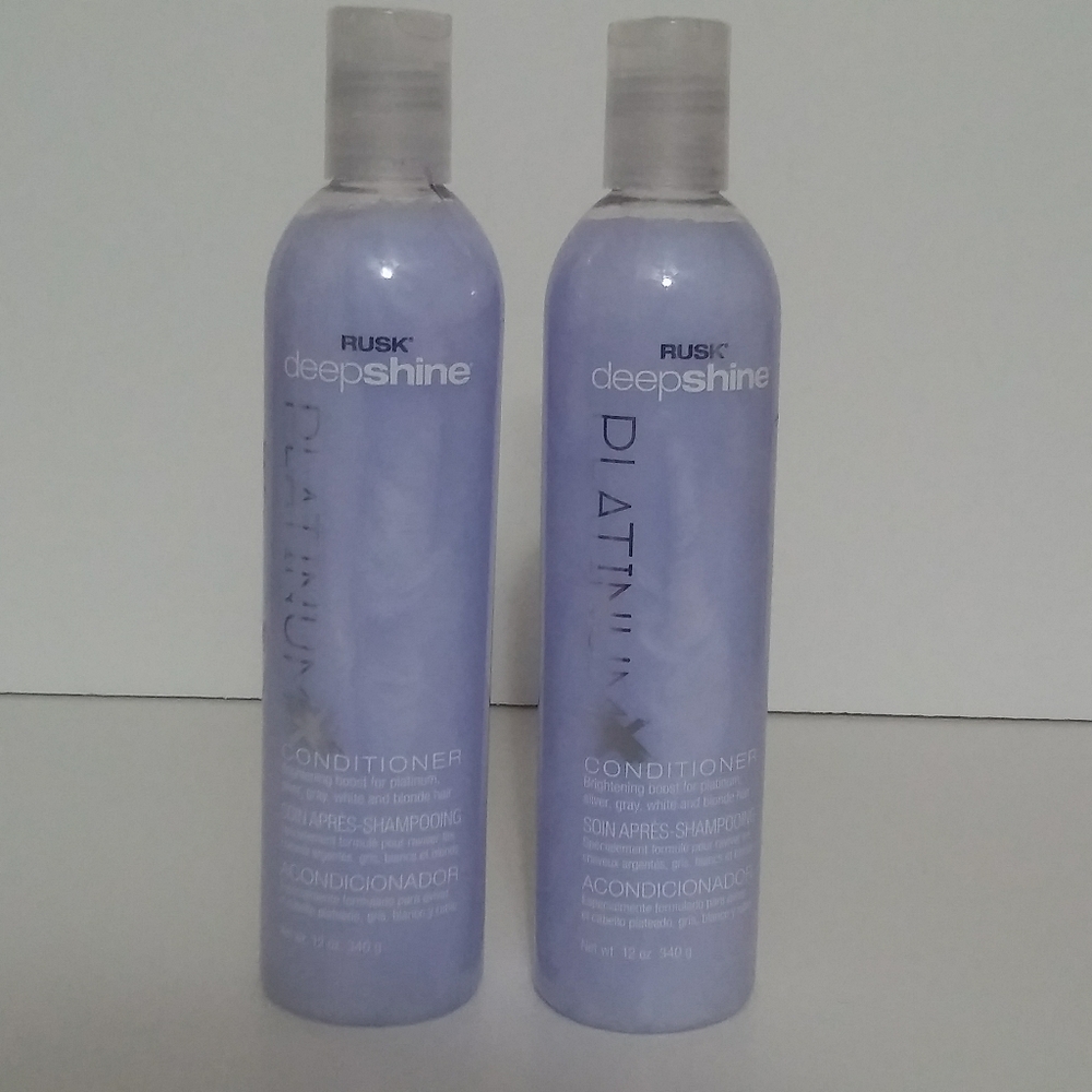 Rusk deep shine platinum conditioner 12 oz